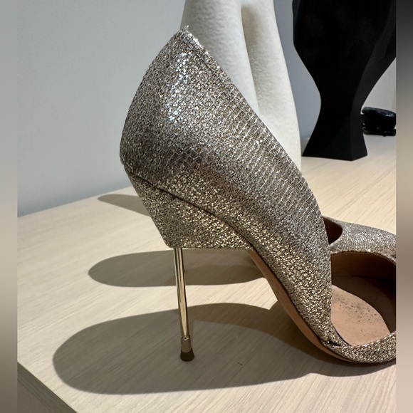Kurt Geiger champagne shimmer heels - Picture 3 of 12